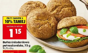 Bułka śniadaniowa pełnoziarnista