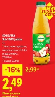SOLEVITA Sok 100% jabłko