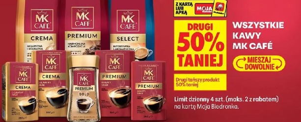 Mk Cafe wszystkie kawy