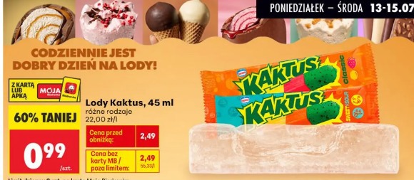Lody Kaktus, 45 ml