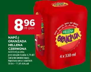 Napój oranżada Hellena czerwona