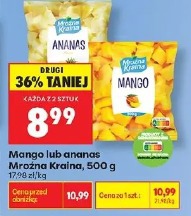 Mango lub ananas Mrożona Kraina
