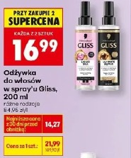 Odżywka do włosów w sprayu Gliss