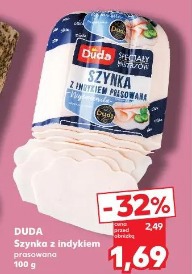 Duda Szynka z indykiem prasowana