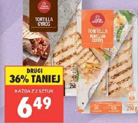 Tortilla Dania Express gyros, kurczak curry