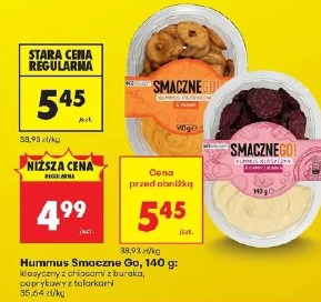 Hummus Smaczne Go, 140 g