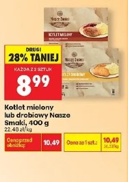 Kotlet mielony lub drobiowy Nasze Smaki