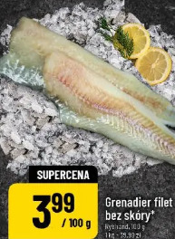 Grenadier filet bez skóry Ryband