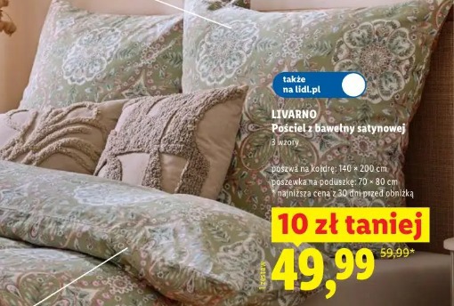 Livarno Pościel z bawełny satynowej