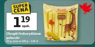Chrupki kukurydziane pałeczki Auchan