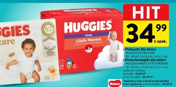 Pieluszki dla dzieci Huggies Extra Care