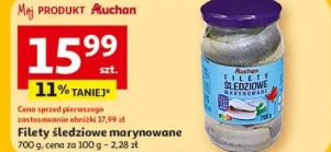 Filety śledziowe marynowane Auchan