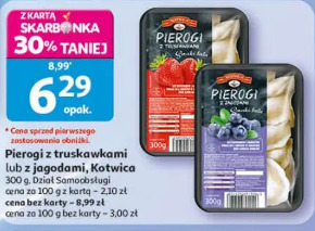 Pierogi z truskawkami lub z jagodami Kotwica