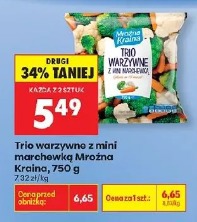 Trio warzywne z mini marchewką Mroźna Kraina