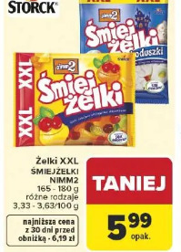 Żelki XXL ŚMIEJŻELKI NIMM2