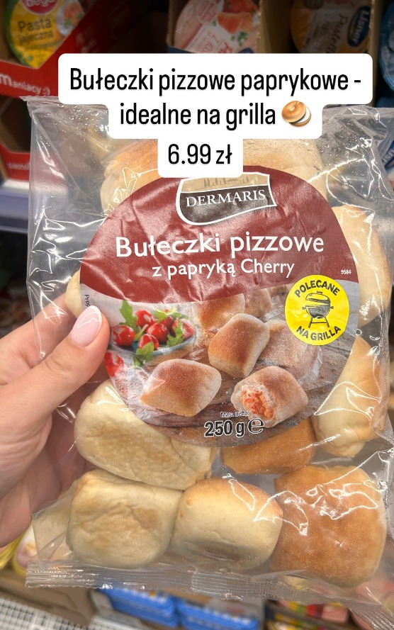 Bułeczki pizzowe paprykowe DERMARIS