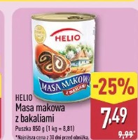 Helio Masa makowa z bakaliami