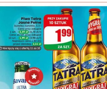 Piwo Tatra Jasne Pełne