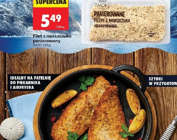 Filet z morszczuka panierowany 7 Mórz