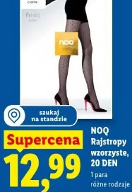 NOQ Rajstopy wzorzyste, 20 DEN
