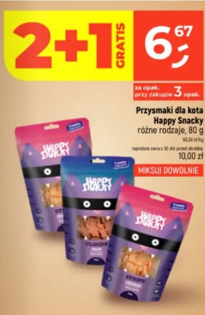 Przysmaki dla kota Happy Snacky