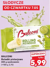 Balconi Roladki pistacjowe