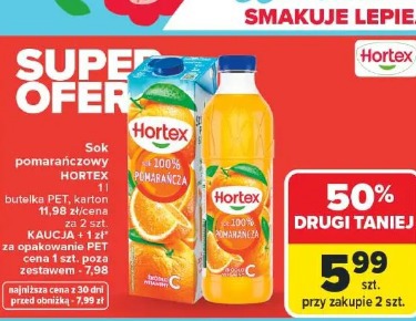 Sok pomarańczowy HORTEX