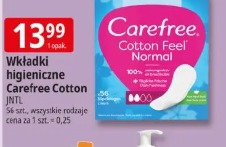 Wkładki higieniczne Carefree Cotton JNTL