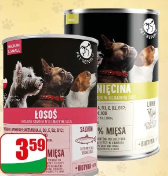 Pet Republic mokra karma dla psa łosoś