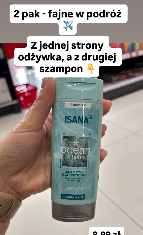 Isana ocean alchemy szampon i odżywka