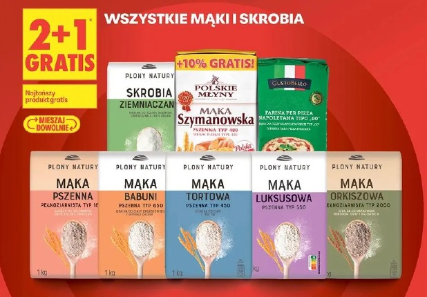 Wszystkie mąki i skrobia
