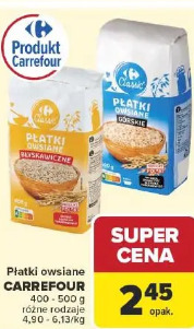 Płatki owsiane CARREFOUR