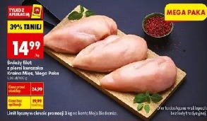 Świeży filet z piersi kurczaka Kraina Mięs, Mega Paka