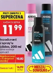 Adidas dezodorant w spray'u