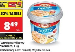 Twaróg sernikowy Président