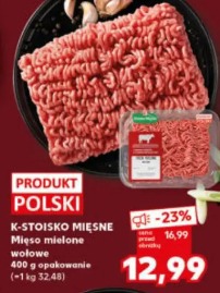 K-Stoisko Mięsne Mięso mielone wołowe