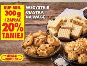 Wszystkie ciastka na wagę