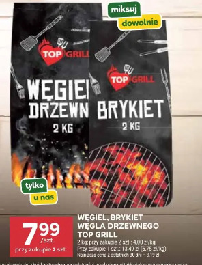 Węgiel, brykiet węgla drzewnego Top Grill