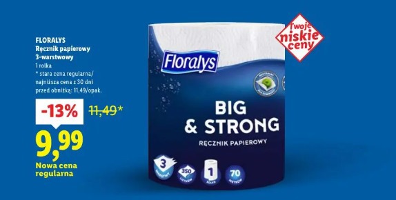 Floralys Ręcznik papierowy 3-warstwowy