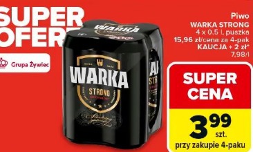 Piwo Warka Strong
