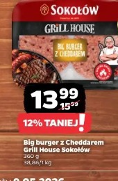 Big burger z Cheddarem Grill House Sokołów