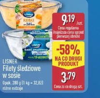 Lisner Filety śledziowe w sosie