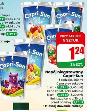 Napój niegazowany Capri-Sun