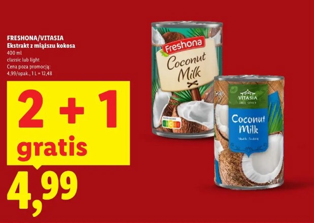 Freshona/Vitasia ekstrakt z miąższu kokosa