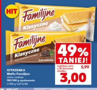 Jutrzenka Wafle Familijne Klasyczne