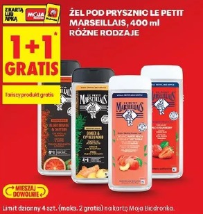 Żel pod prysznic Le Petit Marseillais, 400 ml różne rodzaje