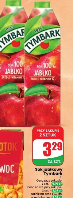 Sok jabłkowy Tymbark
