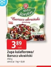 Notre Jardin zupa kalafiorowa/barszcz ukraiński