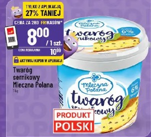 Twaróg sernikowy Mleczna Polana