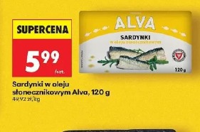 Sardynki w oleju słonecznikowym Alva